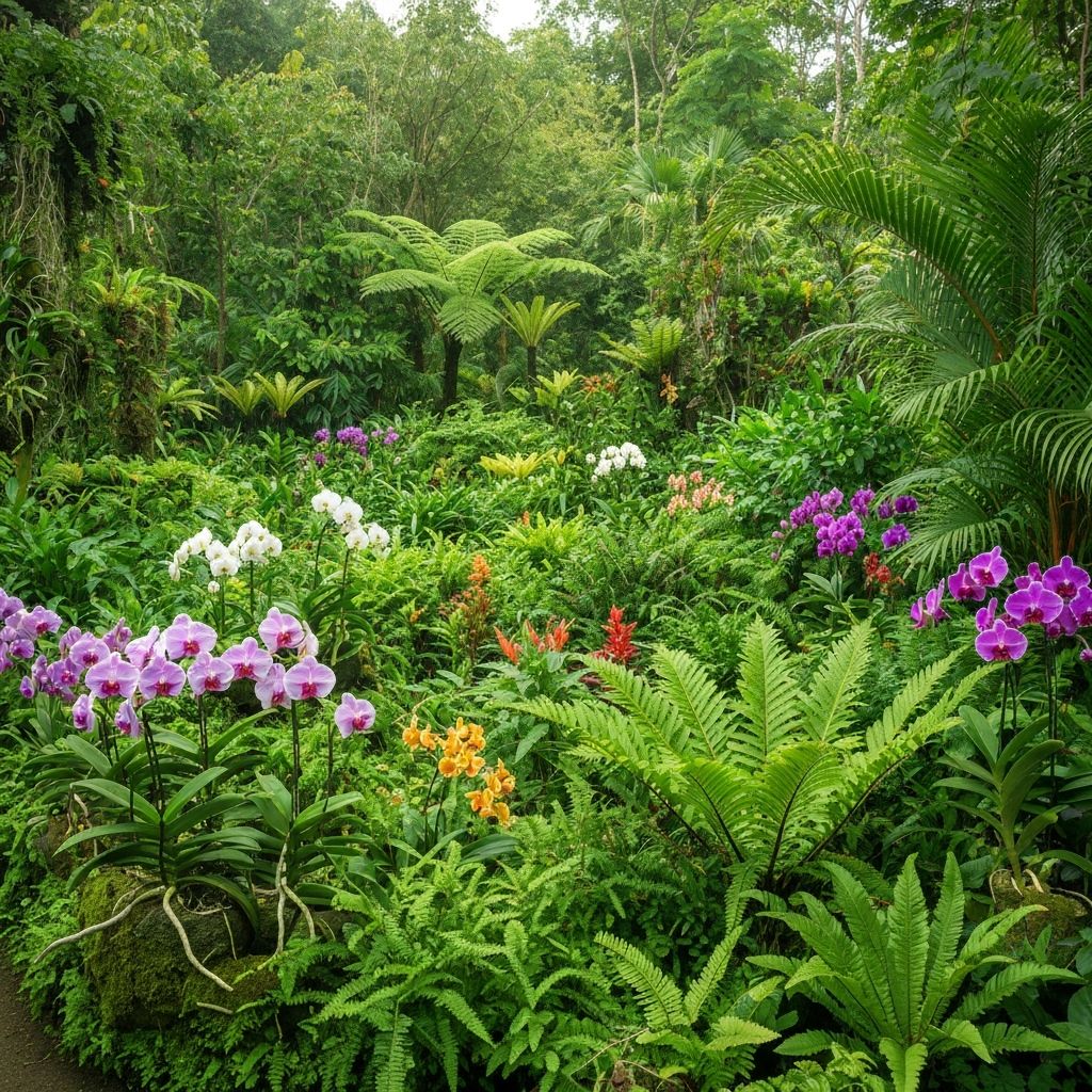 Botanical garden view
